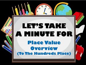 Place Value Overview (To The Hundreds Place)