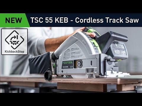 Festool TSC 55 KEB | Cordless Track Saw (4K)