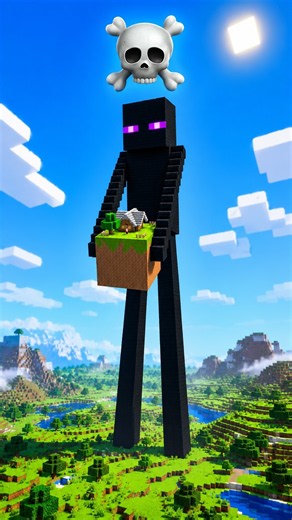 ENDERMAN House Build Tutorial In Minecraft — JJ VS MIKEY Challenge — Maizen Parody