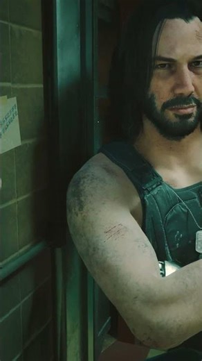 Johnny Silverhand Vibing To The Witcher 3 Theme Song #shorts #gaming