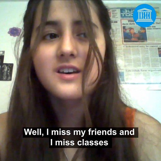 “This will pass. Stay home, stay safe and find something you enjoy.” Agustina from Argentina is spending her time reading. Check out this and other inspiring testimonies from around the world. Tell us how you’re coping with #COVID19 school closures using the hasthag #LearningNeverStops in your post. Find out more: https://on.unesco.org/39HFZGk | UNESCO
