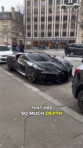 The $19M Mirror-Finish Bugatti! 😱 || #bugatti #lavoiturenoire #shorts