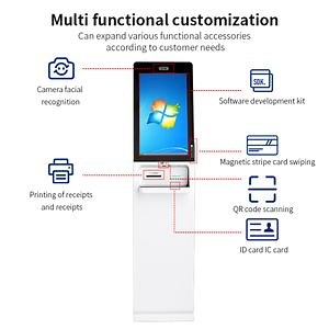 [Hot Item] Manageable Quick Use Brd Touch Screen Self Service Kiosk Payment Kiosk