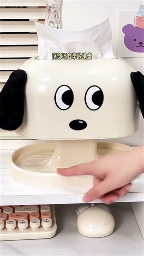 Revolutionize Your Desk: Tissue Box + Storage in One