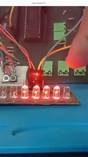 LED triggering with Push Buttons. #pic16f877a #circuit #control #coding #diy #tutorial #engineering
