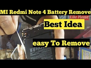 Mi Redmi Note 4 Battery Remove & Replacement || How To Remove All Mi Redmi Battery..