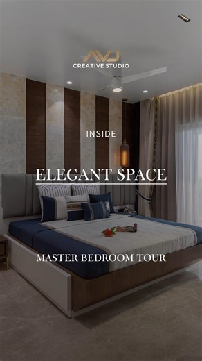 Stunning Master Bedroom Makeover | Premium Interior Design India #interiordesign #masterbedroom
