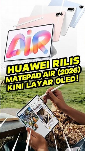 Huawei Releases MatePad Air 2026 - Now With an OLED Screen!