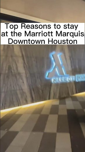This is the BEST Houston, Texas Downtown Hotel Ever! #houstontexans #marriottmarquis #travelvog
