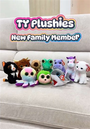 New TY plushie pals alert! 🚨 Unboxing 10 new TY plushies to add to my collection. Watch to see which cuties I got! #typlush #unboxing #plushiecollection #tybeaniebabies #collectibletoys