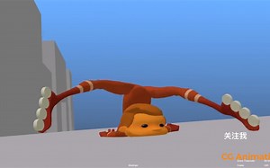 AM最新的动画作品 这个卡通效果卡的很到位。