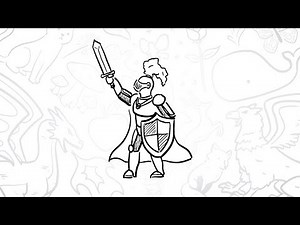 🗡️ How to Draw a Simple Knight | Step-by-Step Lesson 🛡️