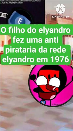 Inspiration: @TVRádioGlobo2 Elyandro's son made an anti-piracy video about the Elyandro network i...