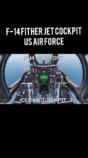 F-14 fither jet cockpit US air force🇺🇸#f14tomcat #usairforce