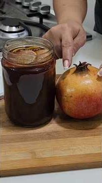 THE MIRACLE FRUIT ‼️ homemade Pomegranate syrup #syrup #cough #Pomegranate #health