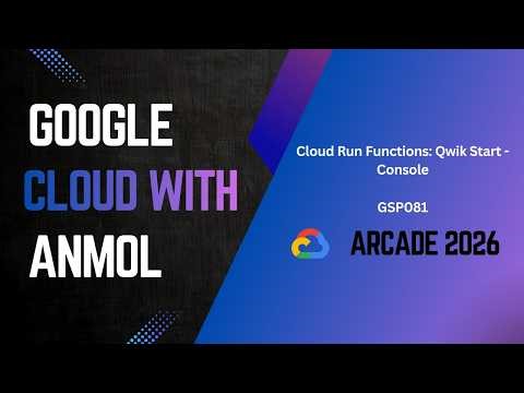 Cloud Run Functions: Qwik Start - Console GSP081