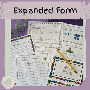 Expanded Form, 2 NBT.3, hundreds, tens, ones