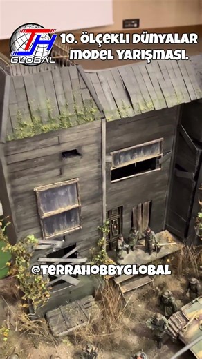 10. Ölçekli dünyalar model yarışması. #diorama #reklamdeğil #ww2 #handmade #elişi #scalemodel #fyp