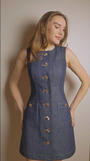 sewn using my upcoming pattern Chanellette Dress 🪡