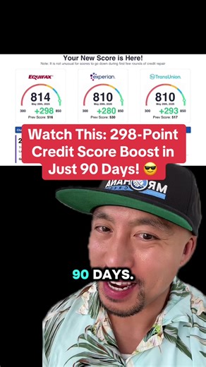 🙌🏽 Incredible Credit Transformation Alert! 🙌🏽 In just 90 days, this amazing client saw a 298-point boost in their credit score and we successfully deleted 21 negative accounts! 🚀✨ Are you ready to take charge of your financial future? If you need help repairing your credit or want to take action against banks and credit reporting agencies for violations, don’t wait! Reach out to your favorite credit specialist, Mr. Ohana Credit! 💬 Comment “Mr. Ohana Credit” or text me at 760-544-2203. Let’