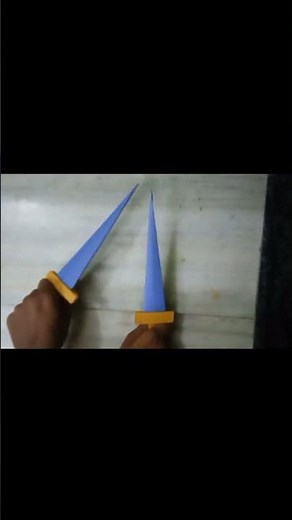 DIY Paper DAGGER - Papercraft Meets Mid-Century Design