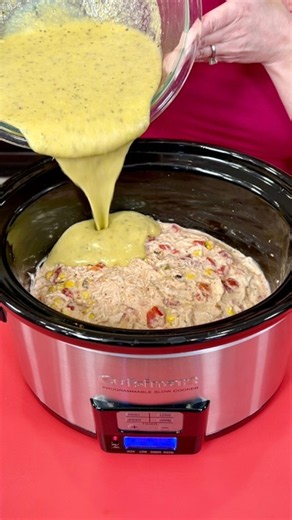 Mexican chicken cornbread casserole for an easy comfort food dinner
