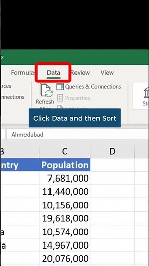 Sort Multiple Columns at Once in Excel
