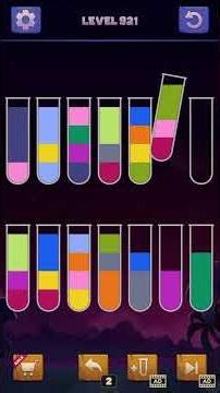 【Water Sort Puzzle】レベル921