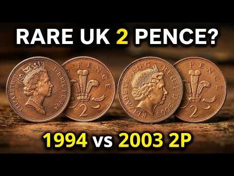 1994 & 2003 UK Two Pence Coins Worth Money? Rare Queen Elizabeth II Coin History Revealed!