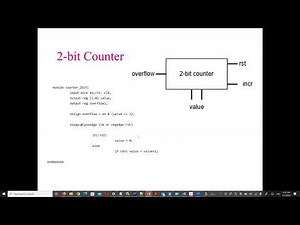 Verilog Ex3 : Example 2bit counter