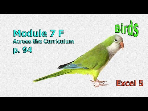 Excel 5 Grade 5 Module 7 Across the Curriculum 7 F Birds Птицы на английском языке