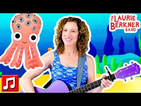 Onyx The Octopus 🐙 by The Laurie Berkner Band | Counting, Animal & Movement Song for Kids