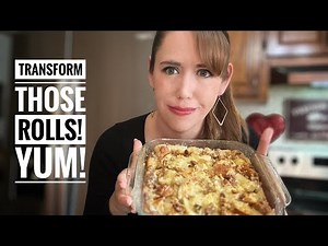 How to Transform Leftover Cinnamon Rolls into the Best Bread Pudding!