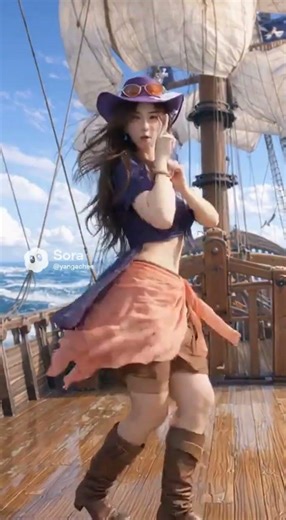 One Piece Costume Dance with Sora