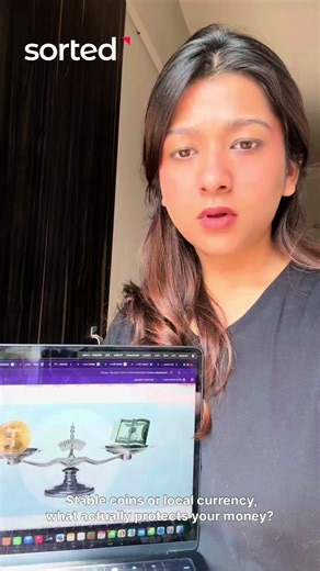 Most people don’t lose money in a day, they lose it gradually. Not because they spent it, but because their currency weakened 🤔 Across many emerging markets, people aren’t turning to stablecoins because it’s trendy, they’re doing it because stability matters. When your income is local but your risks are global, access to digital dollars changes how you save, send, and plan ⚡ Check out our new video breaking this down and how Sorted is making access to USDt possible even on feature phones and lo