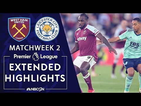 West Ham v. Leicester City | PREMIER LEAGUE HIGHLIGHTS | 8/23/2021 | NBC Sports