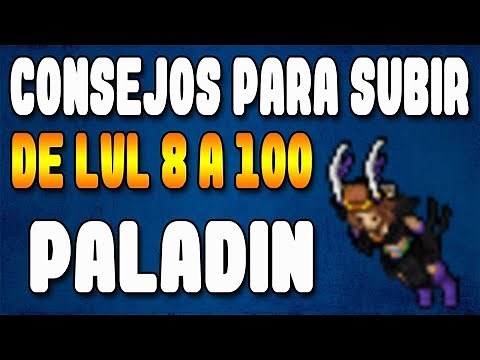 PALADIN | CONSEJOS PARA SUBIR DE NIVEL 8 A 100 - Tibia