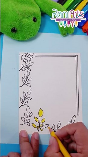 idea de MARGEN / BORDE sencillo para cartas, tareas, proyectos y más.