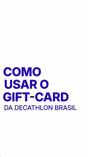 How to redeem your Decathlon gift voucher in Brazil - @tuto_brasil