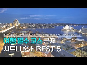 시드니 숙소 BEST 5 | 여행 필수 코스 근처 호텔 추천 | 스위소텔 시드니, 샹그릴라 시드니, 아모라 호텔, 오크스 시드니, 예스 호텔 시드니