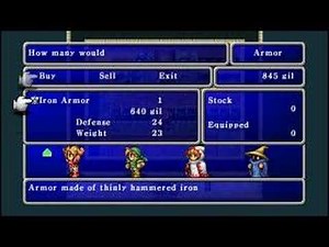 Final Fantasy 1 on the PSP