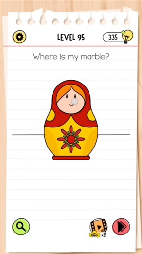 Brain Test LV 95 - Why it's hiding there⁉️🧐 #funny #tricky #gaming #trendingreels #foryou | Simple Play