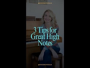 3 Great Tips for High Notes! #vocaltechnique #opera