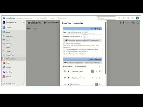 Sprint Retrospective in Azure DevOps 🚀 | Step-by-Step Guide (Lesson 11) | Practical Demo
