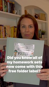 Did you know my homework sets now have a new free folder label? Comment FOLDER and I’ll send you a link to my homework sets! #teacher #teachers #teachingtips #teaching #education #classroomorganization | Elementary Nest