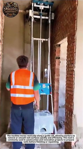 Automatic Wall Plaster Removing Machine | Fast Construction Tool