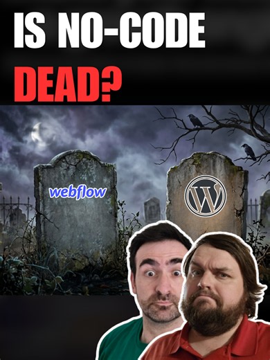 In this edition of the Web News, Matt and Mike debate whether the rise of AI coding will lead to the demise of no-code. No-code tools like Webflow, Squarespace, Wix, and many others rose to popularity among those looking for a quick and budget-friendly solution to spinning up an online business, blog, or other type of website. Critics of no-code tools have long had issue with their limitations, however, as they're not as flexible as coding up your own website from scratch... but now that AI can