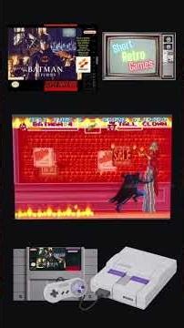 Batman Returns (SNES) - Scene 2 + Boss #GamingShorts #Nostalgia #SNES #90s #Batman #Nintendo