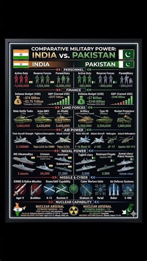India Vs Pakistan: Full Military Power Comparison 2026 Explained 🤯🇮🇳🇵🇰