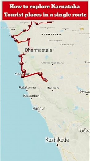 how to explore Karnataka tourist places in a single route #karnataka #tourism